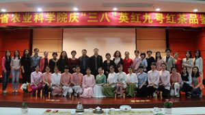 茶葉所與院婦委會、院工會女職工委員會聯合舉辦慶“三八”英紅九號紅茶品鑒會